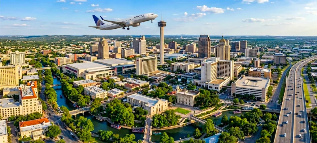 business class to SAN ANTONIO (SAT)